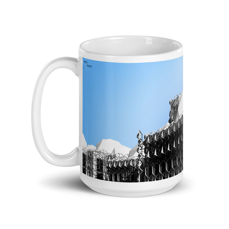 National Library of Kosovo with Shadow Mugs