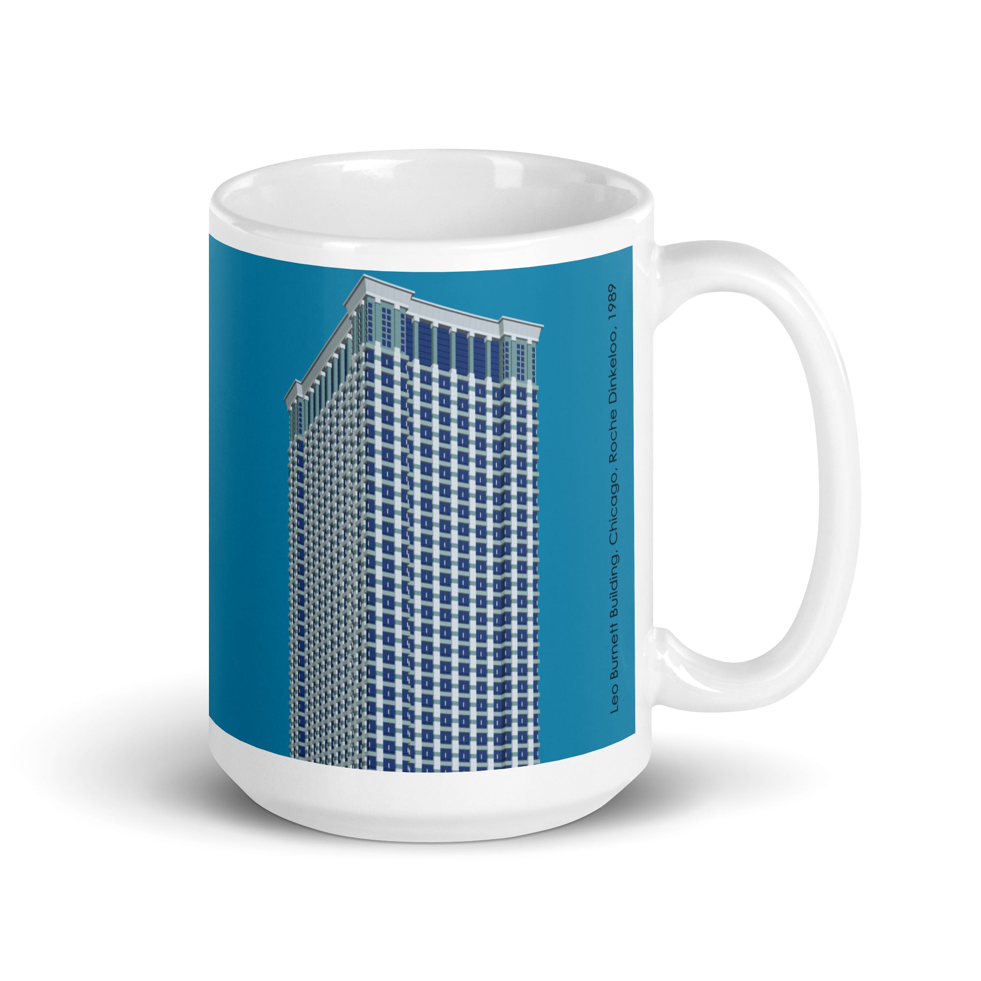 Leo Burnett Building Colour Mugs