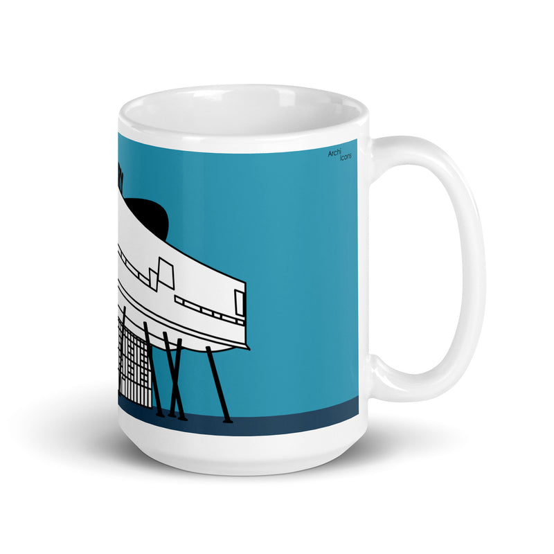 Peckham Library Blue Mugs