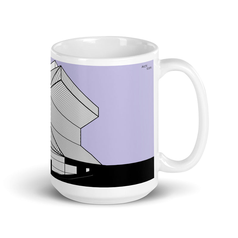 Seattle Central Library Purple Mugs