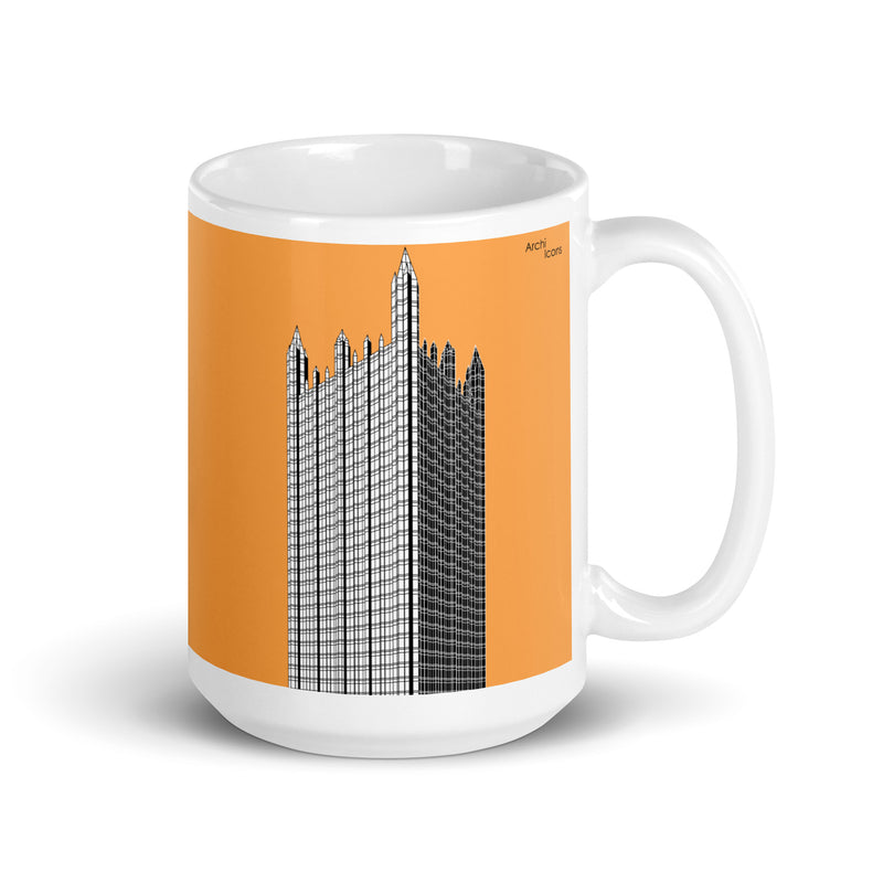 PPG Place Orange Mugs