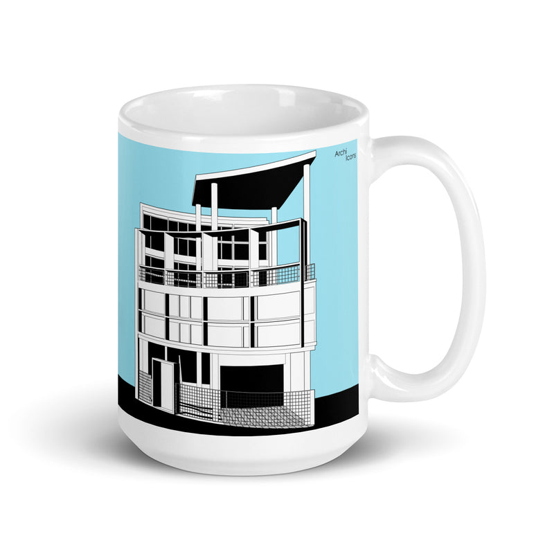 Curutchet House Blue Mugs