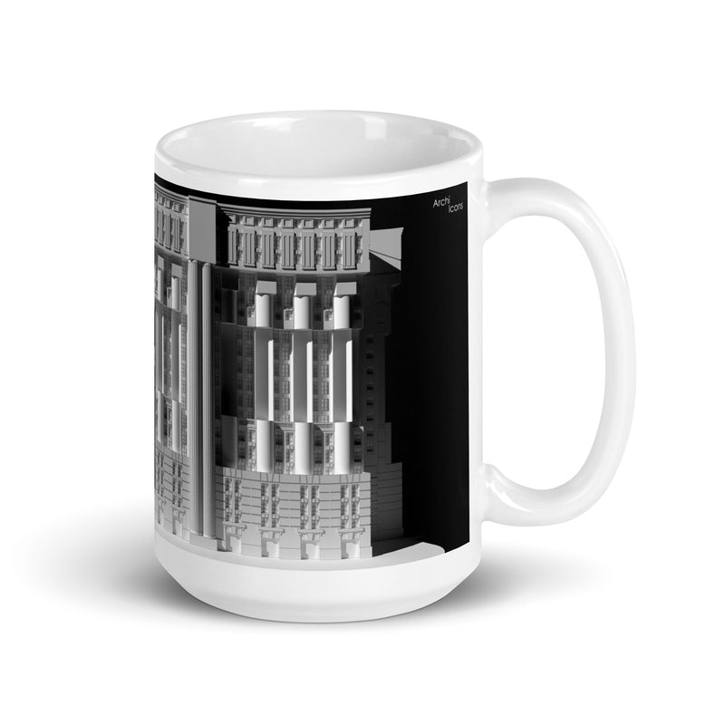 Les Espaces d'Abraxas Eastern Elevation Mugs