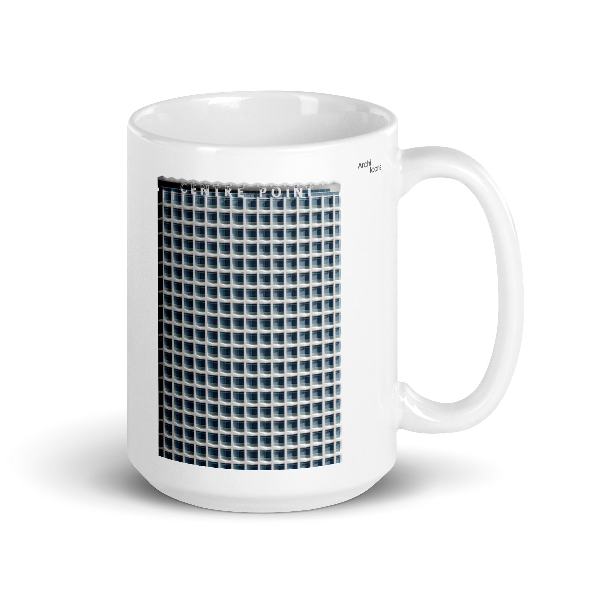 Centre Point Front View Mugs