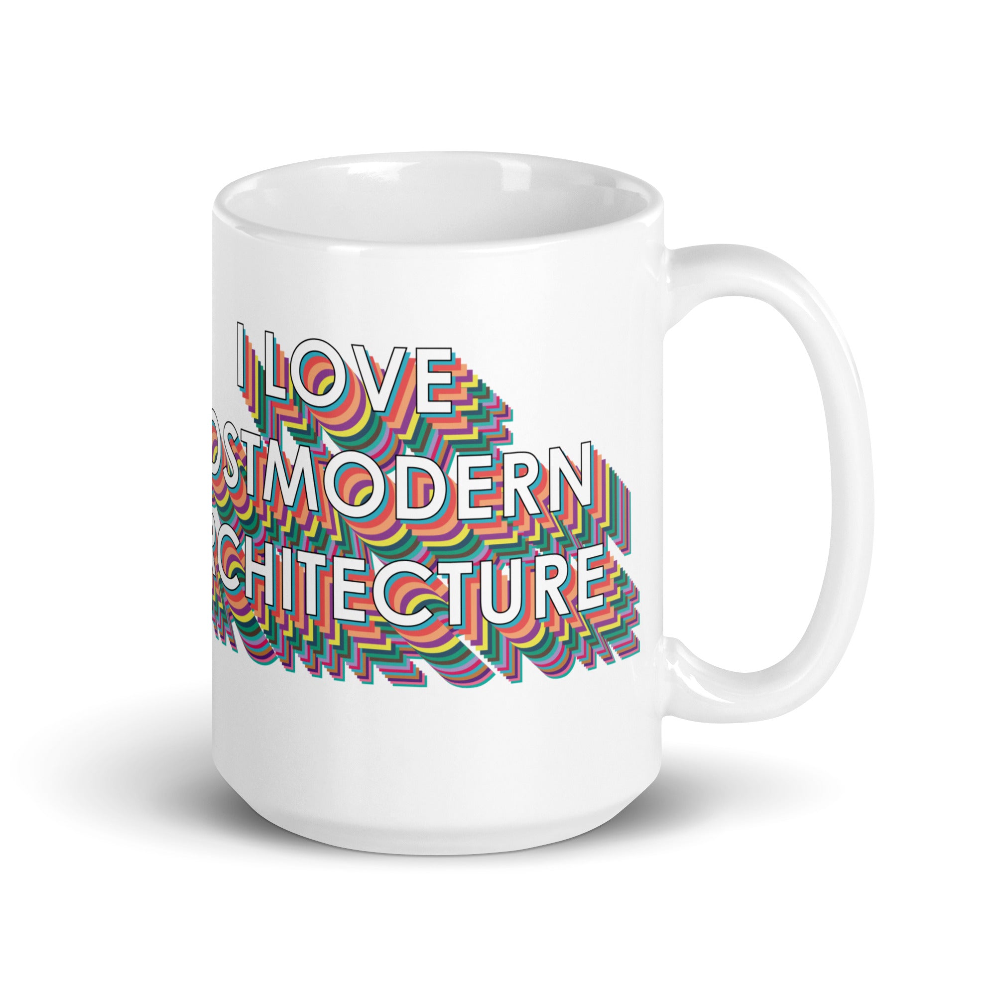 "I love Postmodern Architecture, Bite Me" Mug