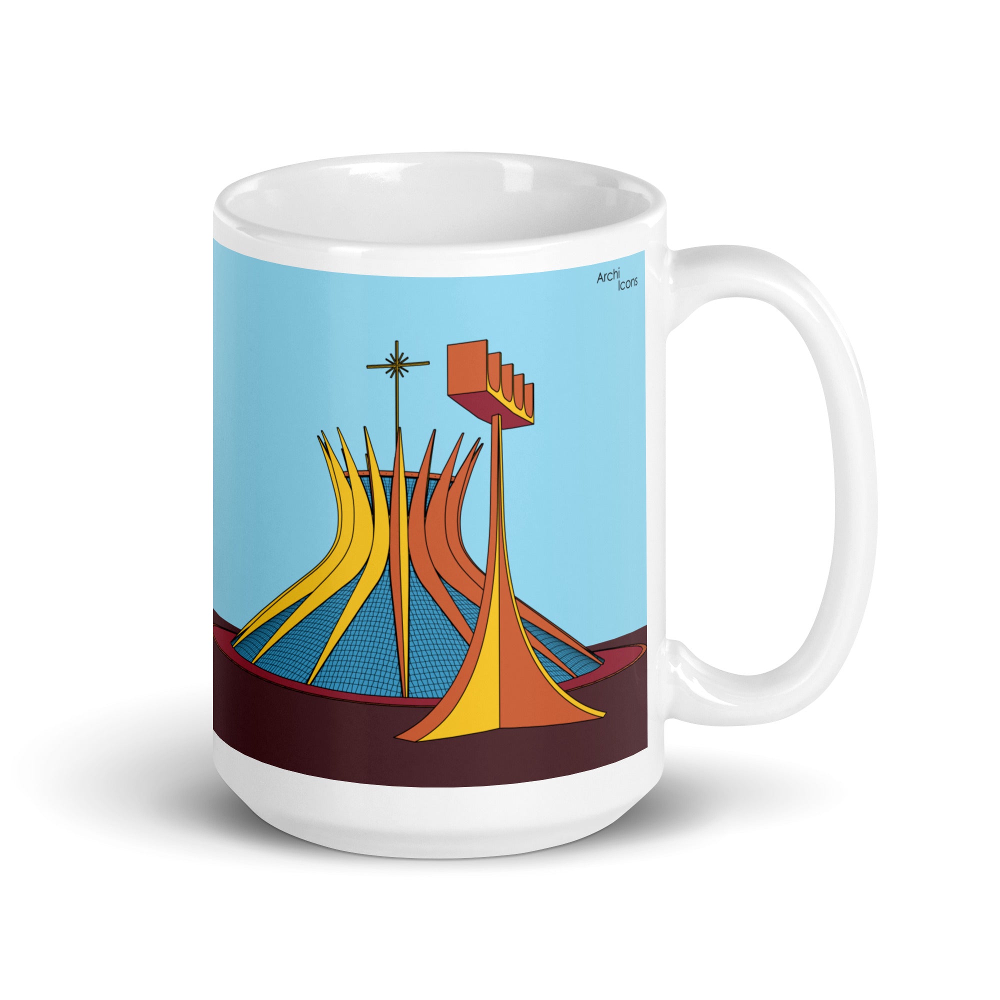 Brasilia Cathedral Mugs