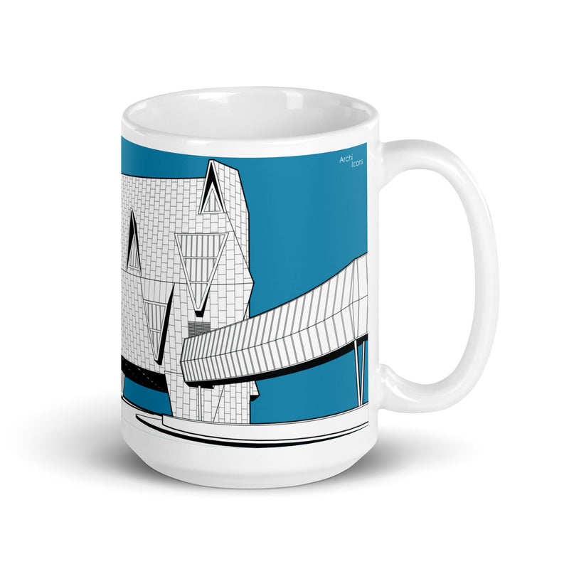 Elephant Building Coventry Blue Mugs