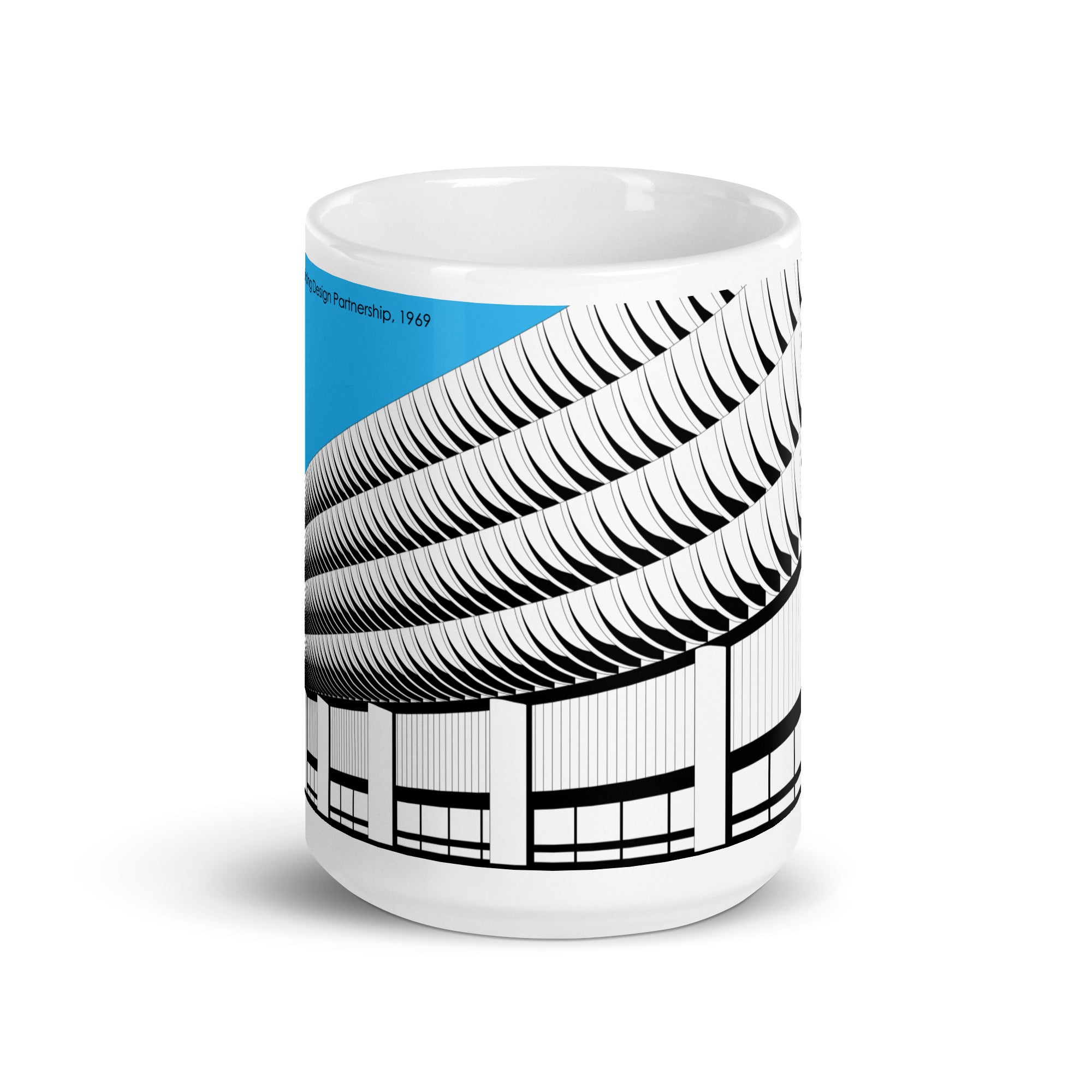 Preston Bus Station Blue Mug