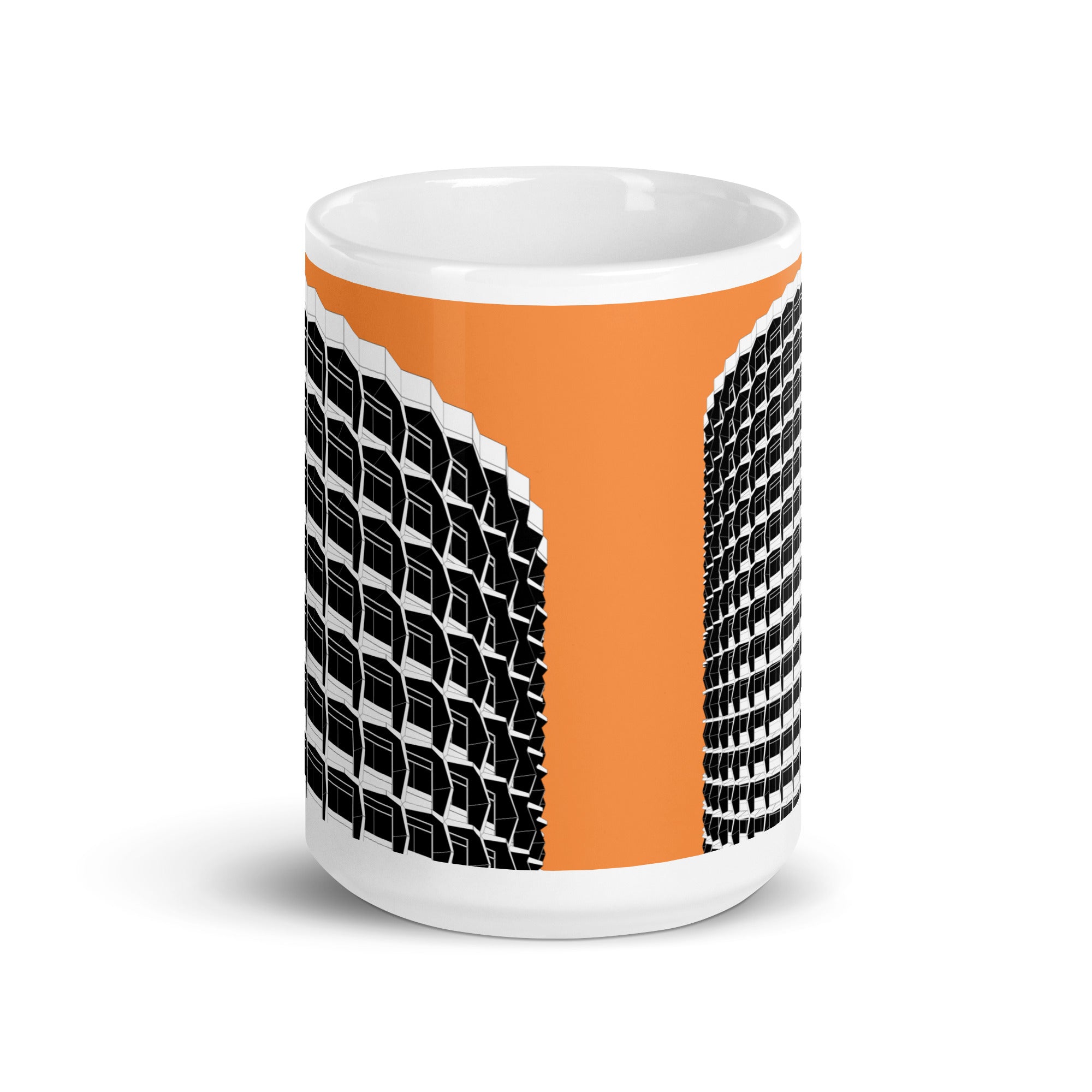 Space House Orange Mugs