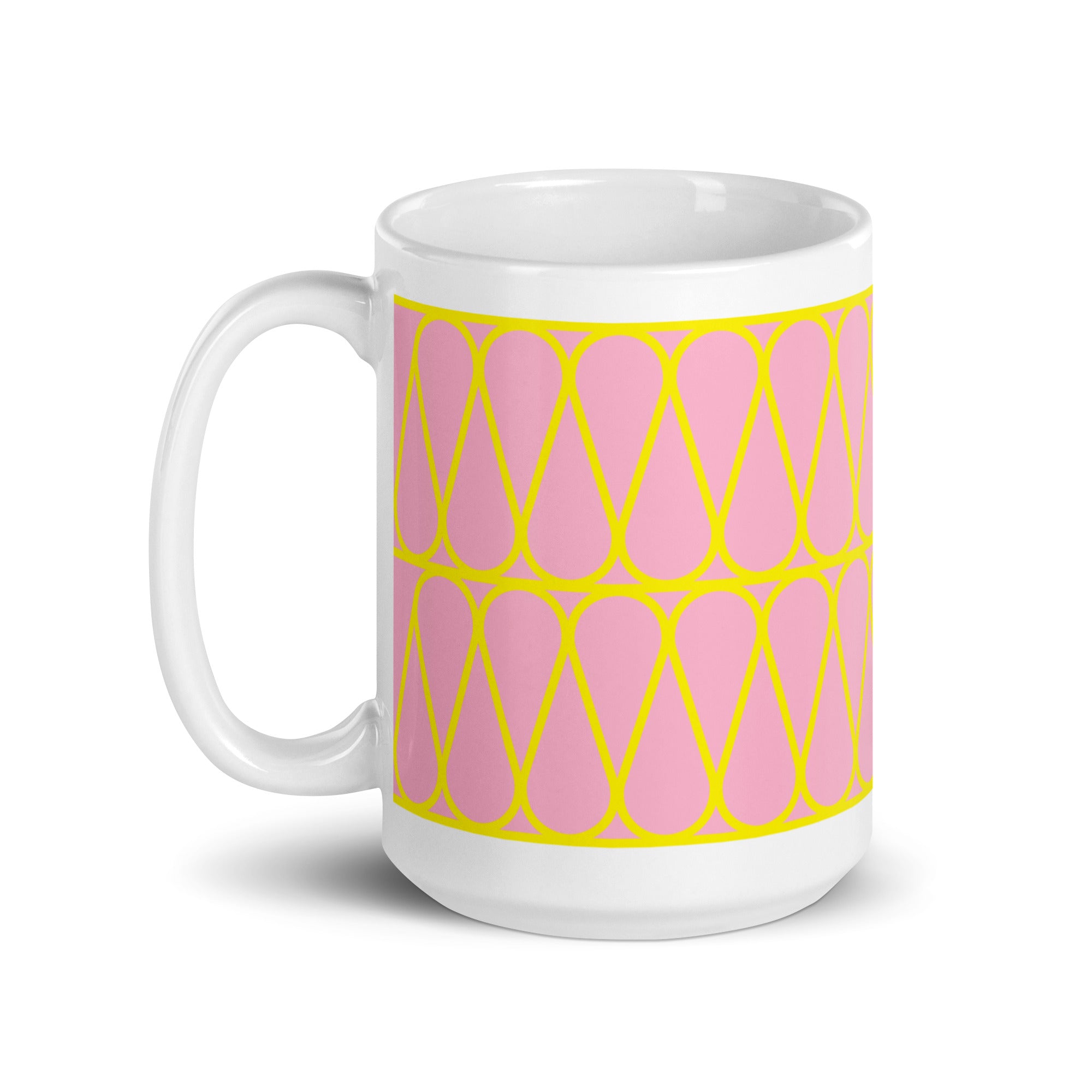 Insulation Pink & Yellow Hatch Mugs