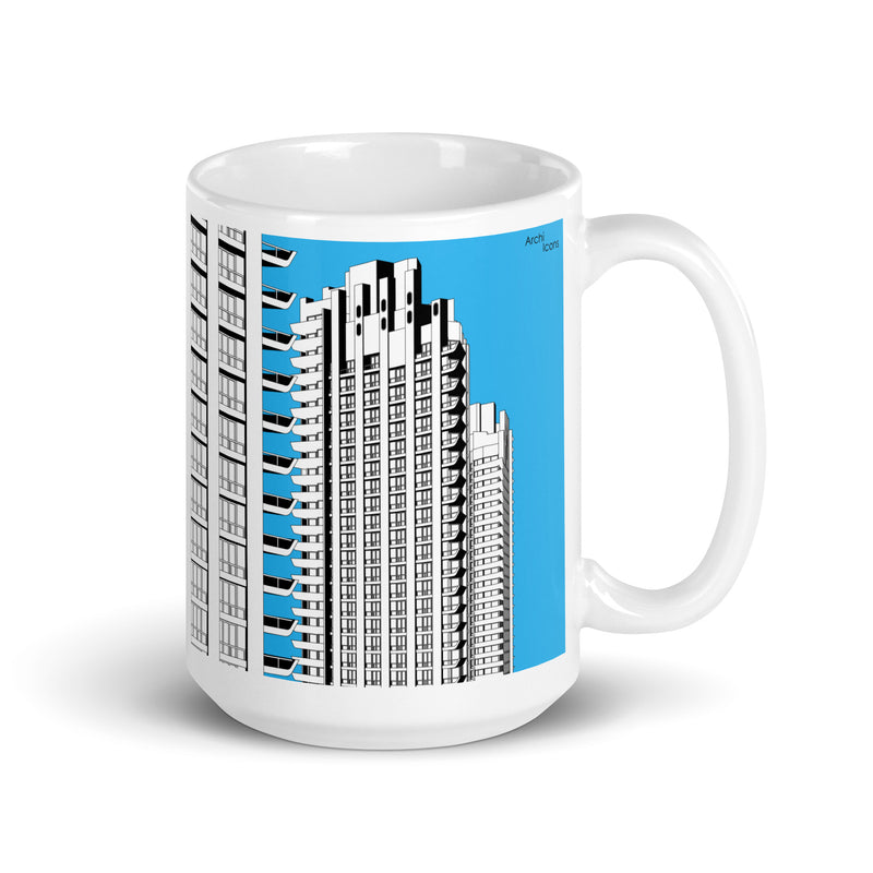 Barbican Blue Mugs