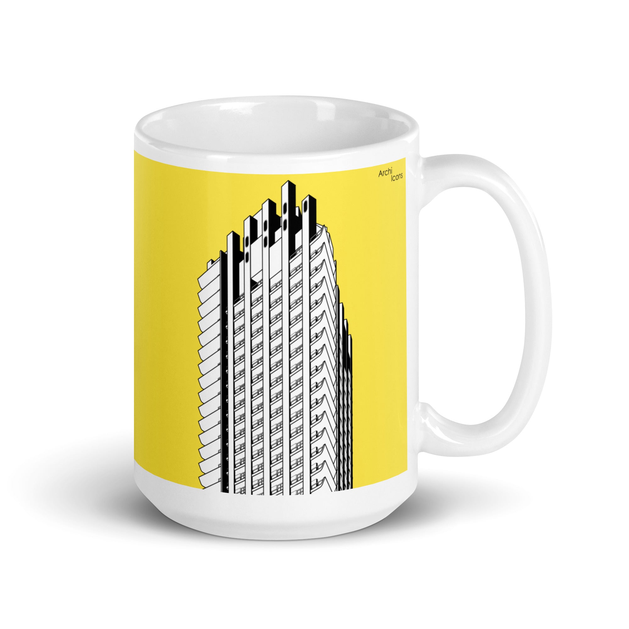 Barbican Yellow Mugs