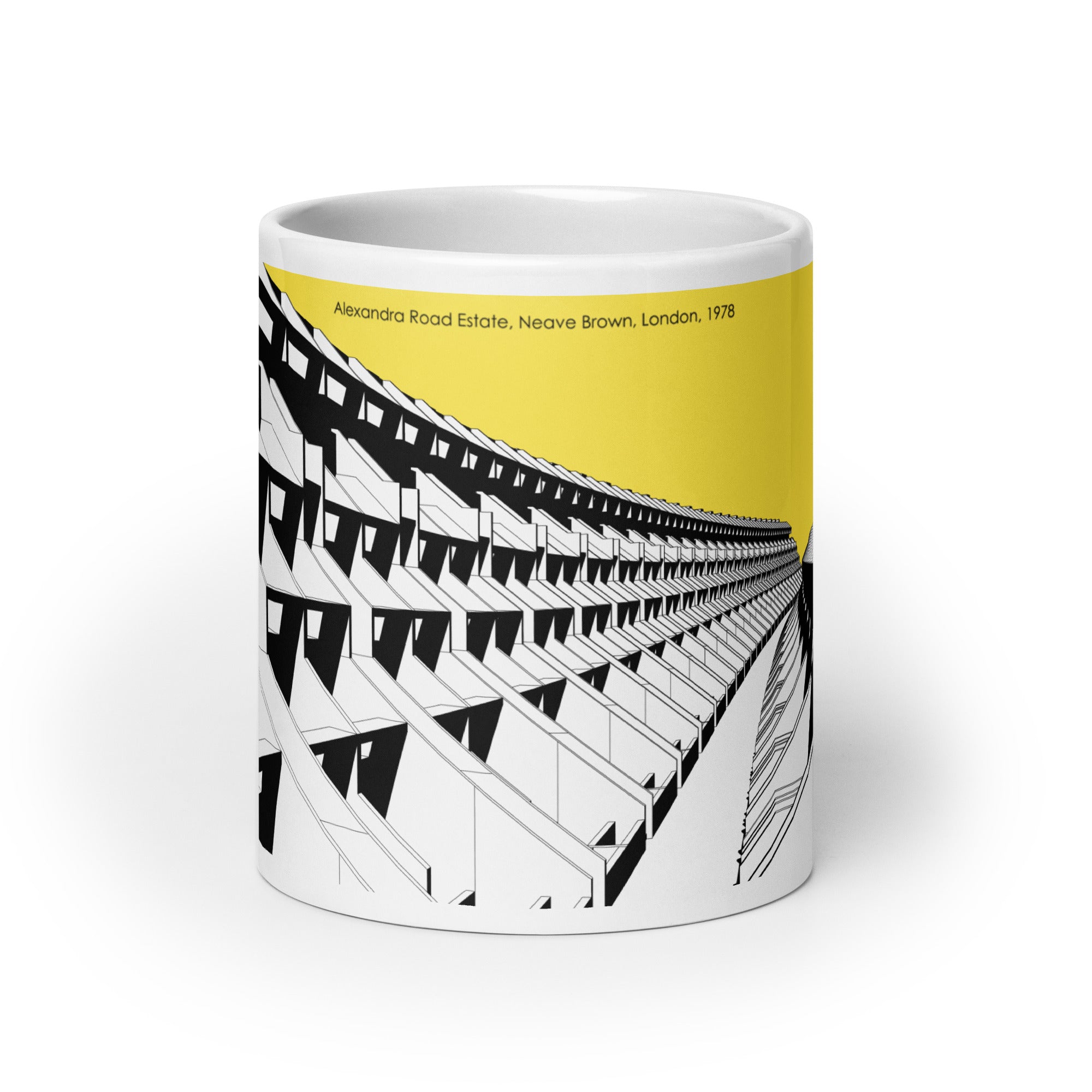 Alexandra Road Estate Yellow Mugs