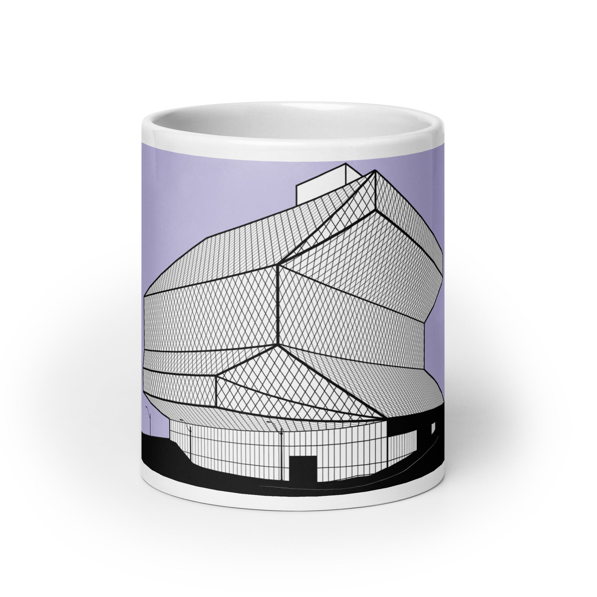 Seattle Central Library Purple Mugs