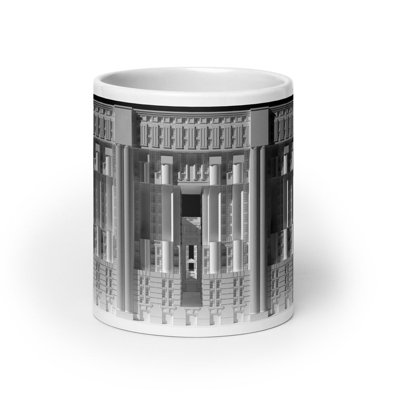 Les Espaces d'Abraxas Eastern Elevation Mugs