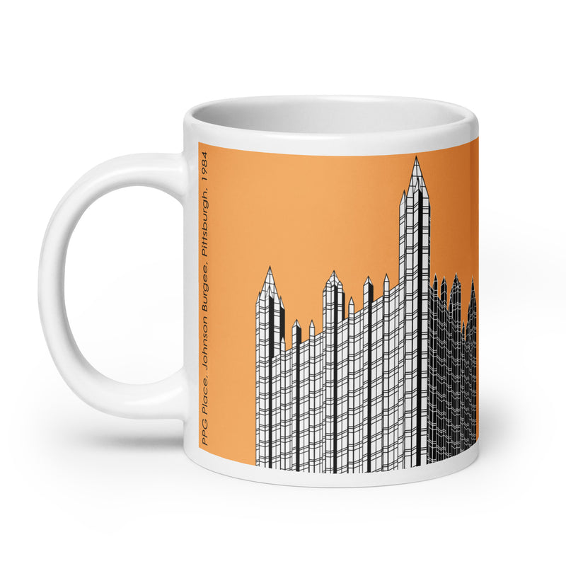 PPG Place Orange Mugs