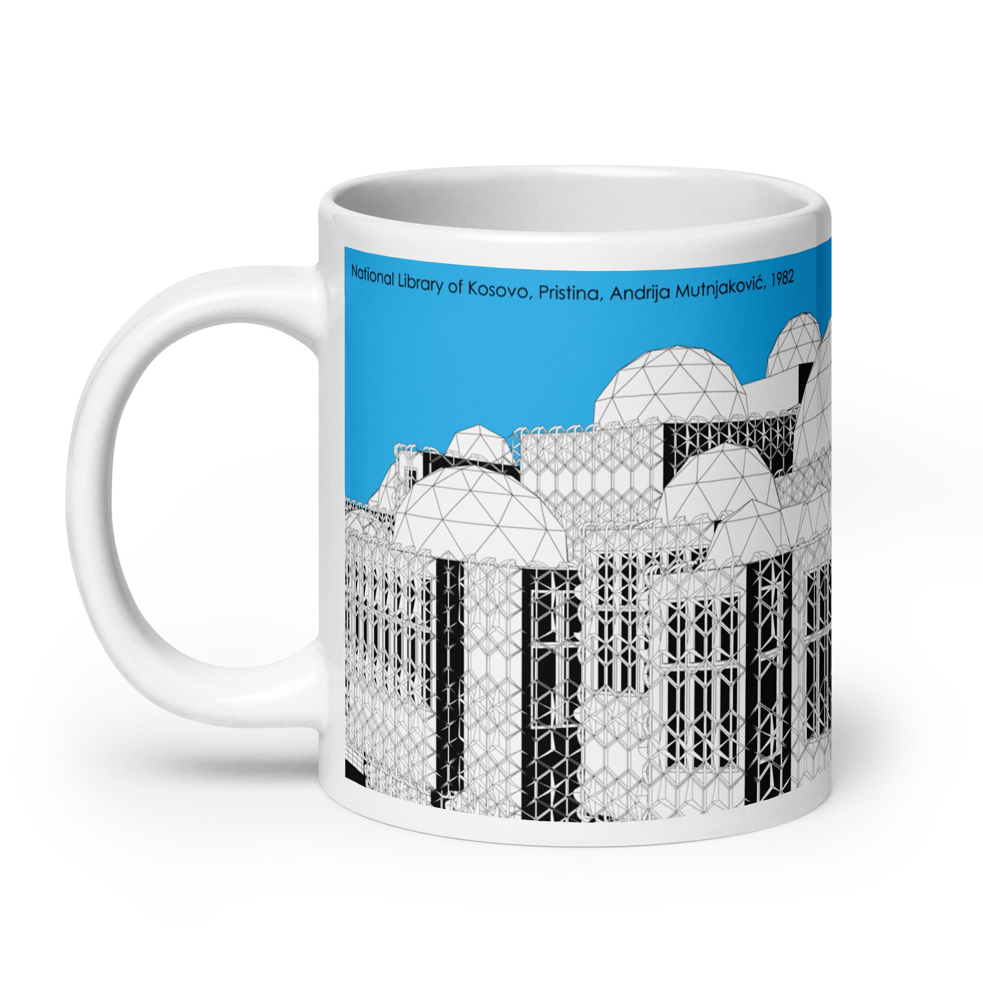 National Library of Kosovo Mugs