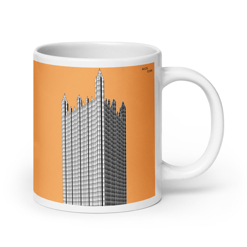 PPG Place Orange Mugs