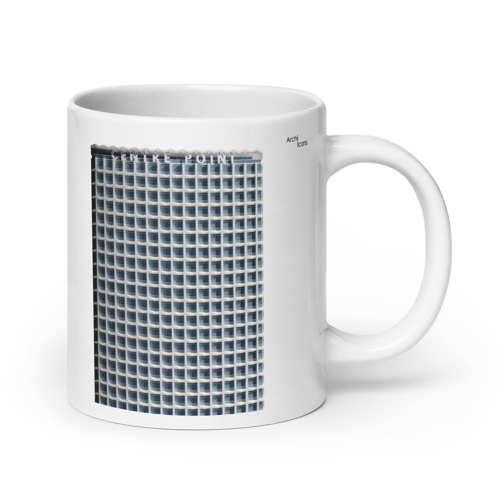 Centre Point Front View Mugs