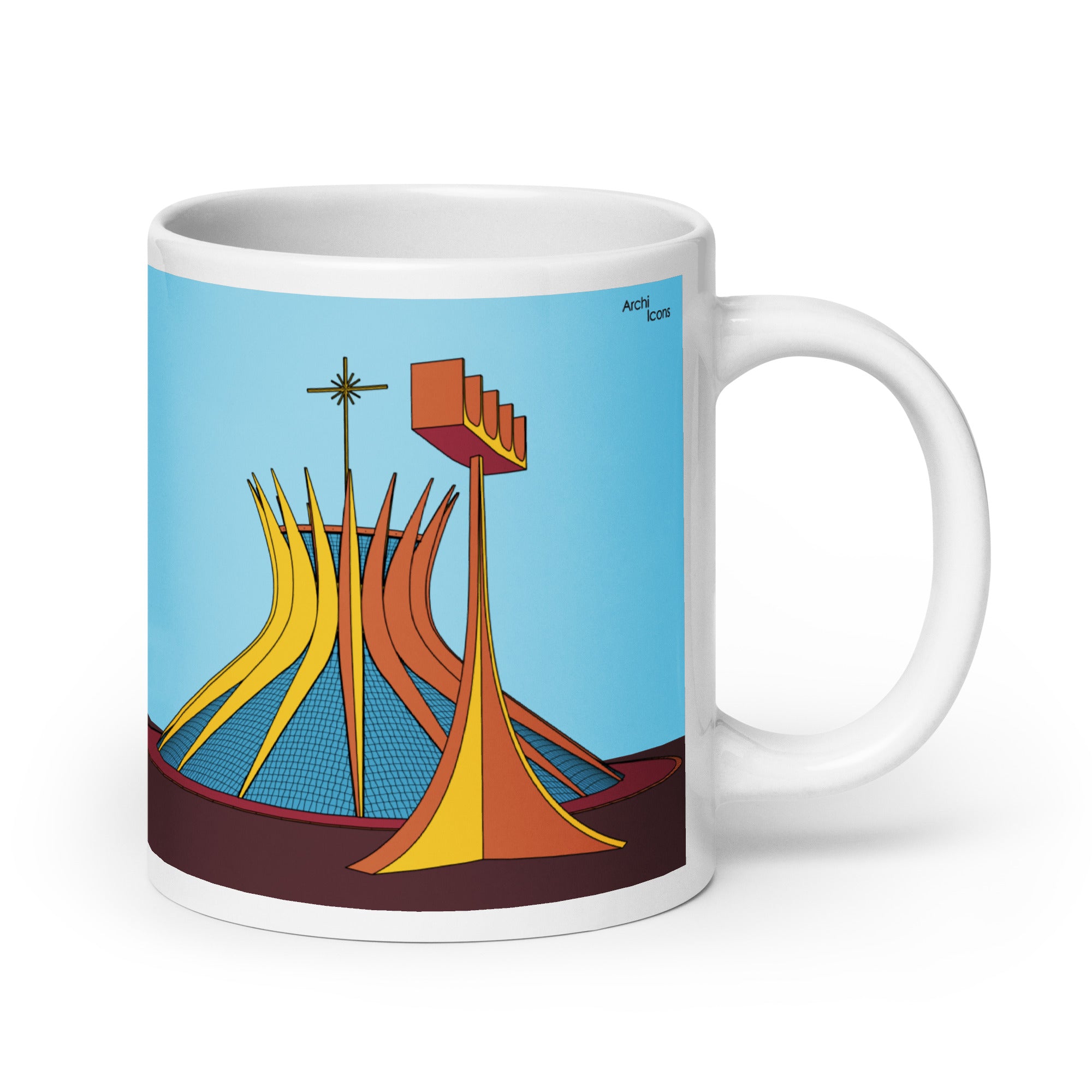 Brasilia Cathedral Mugs