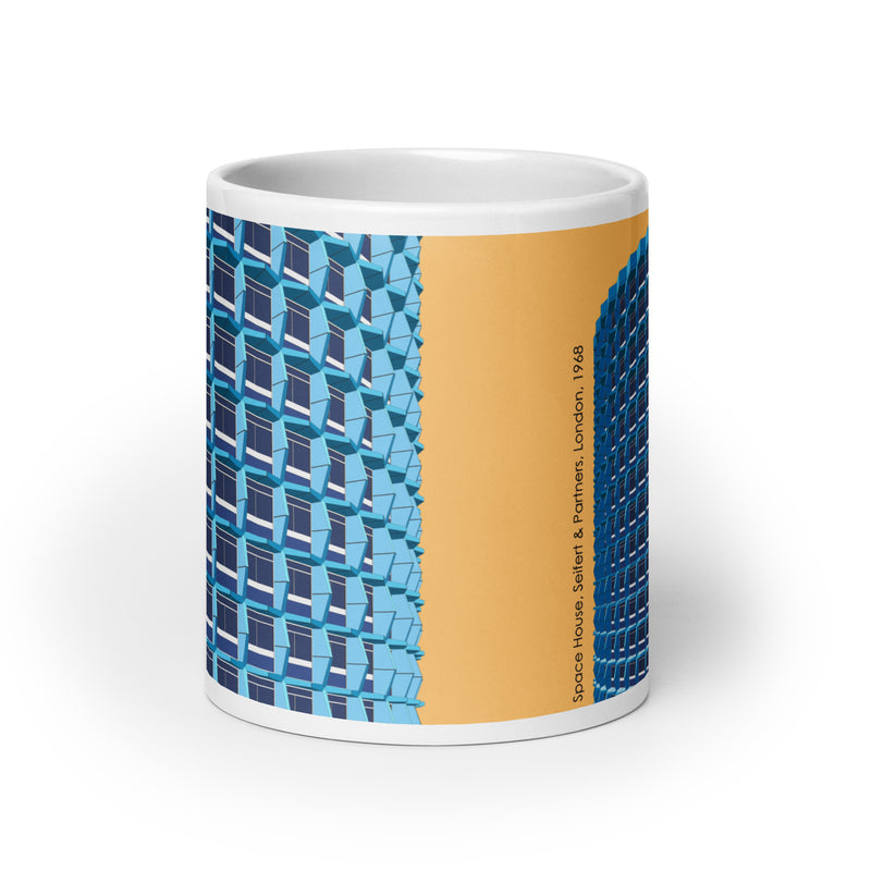 Space House Coloured Mugs