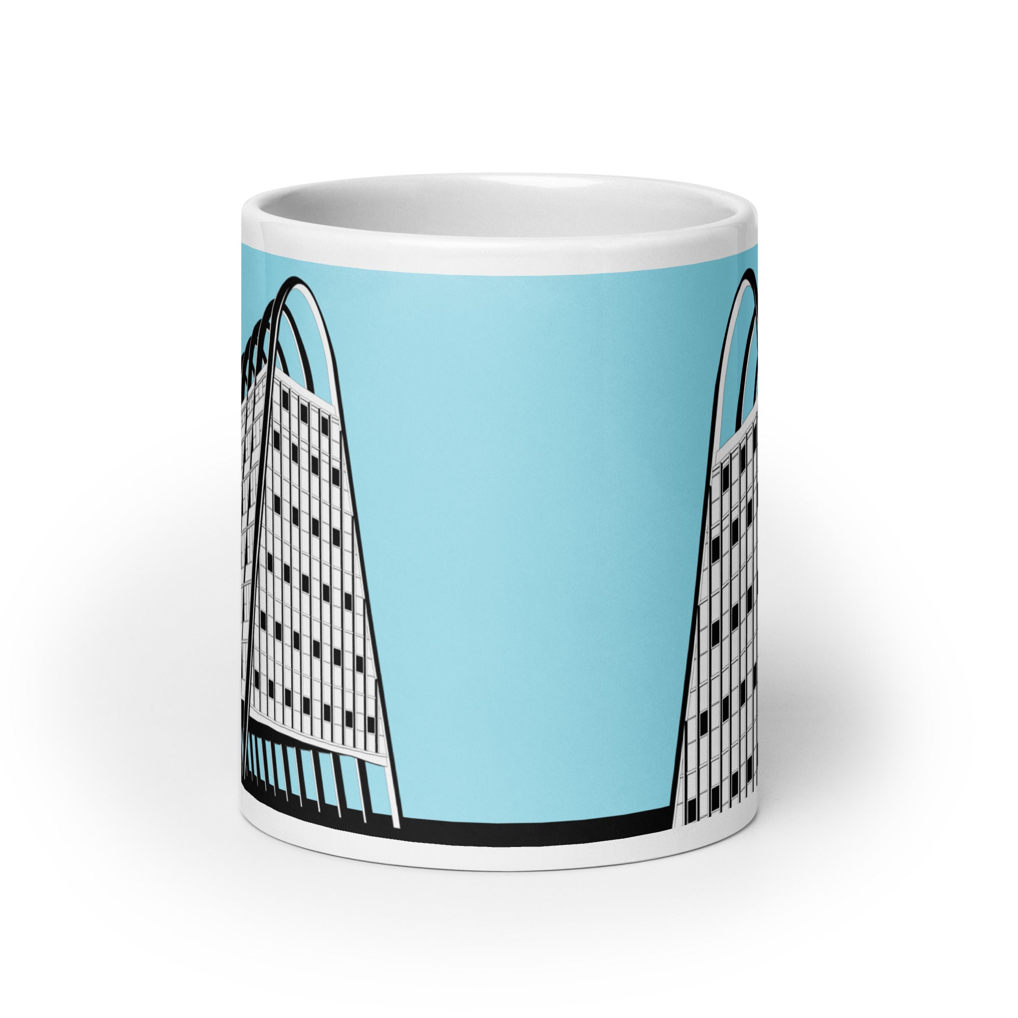 Manchester Toast Rack Blue Mugs