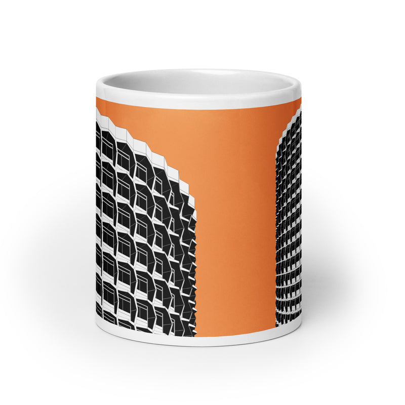 Space House Orange Mugs