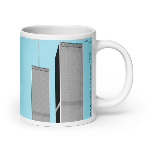 World Trade Center Blue Mugs