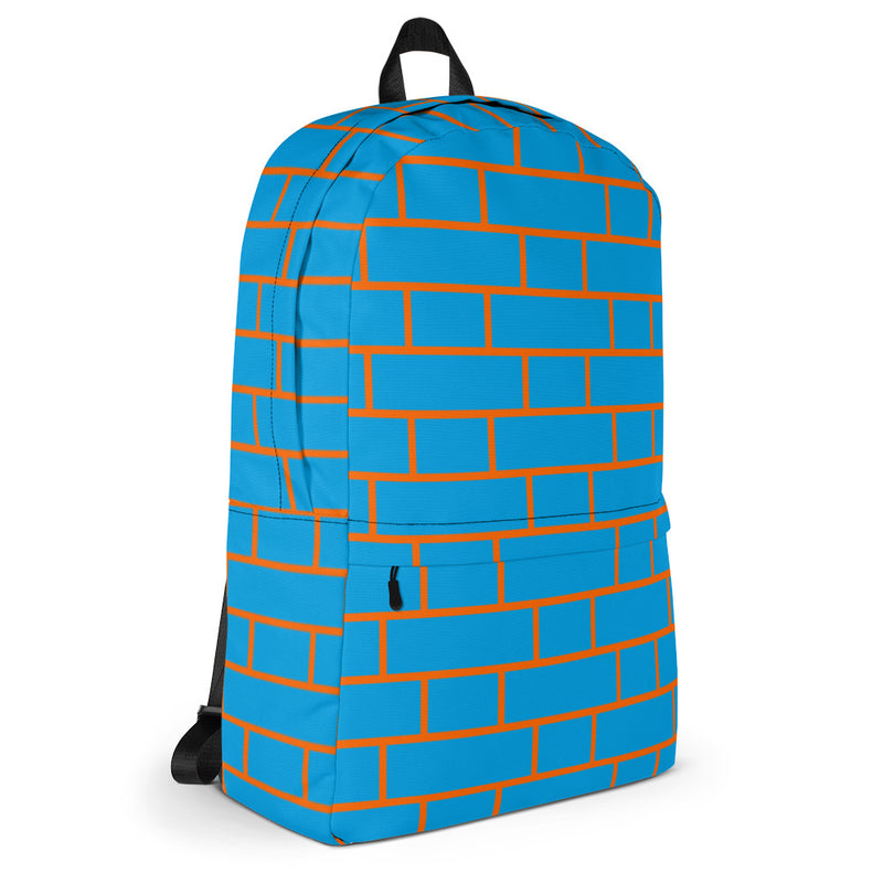 Blue & Orange Flemish Bond Brick Rucksack