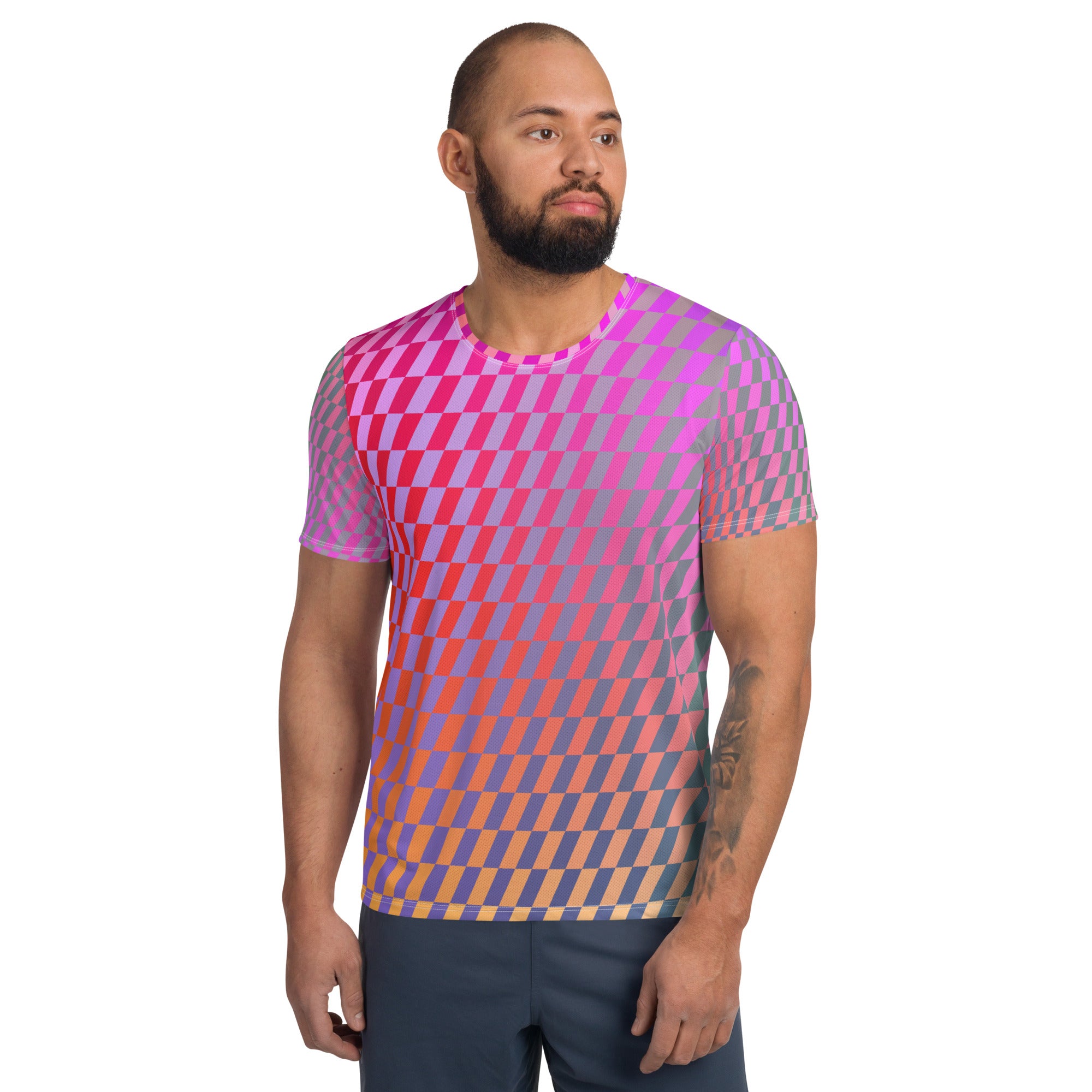 Kabukicho Lights Men's Athletic T-shirt