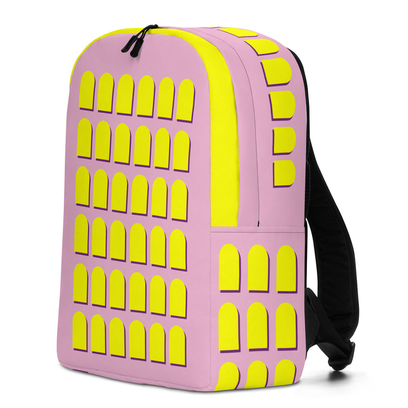 Pink & Yellow Arches Backpack-asseum (Rucksack)