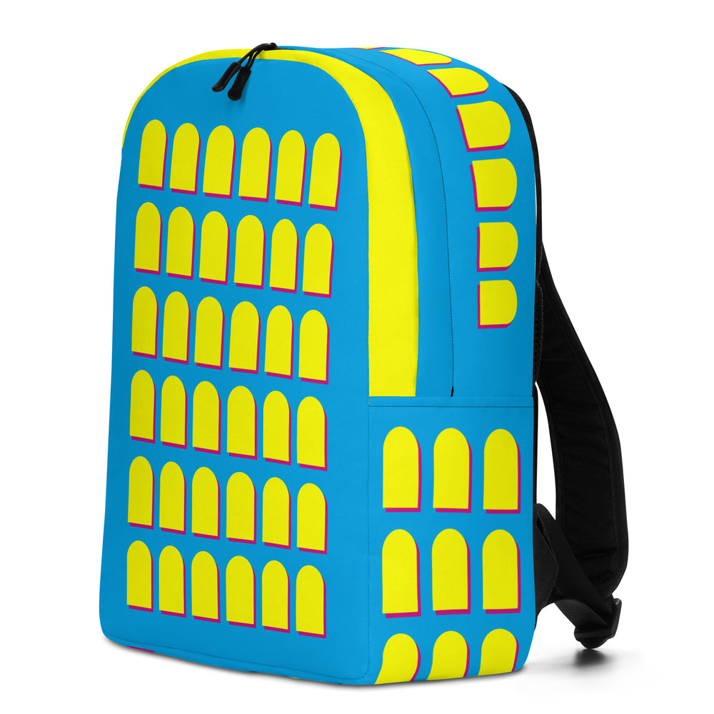 Blue & Yellow Arches Backpack-Asseum (Rucksack)