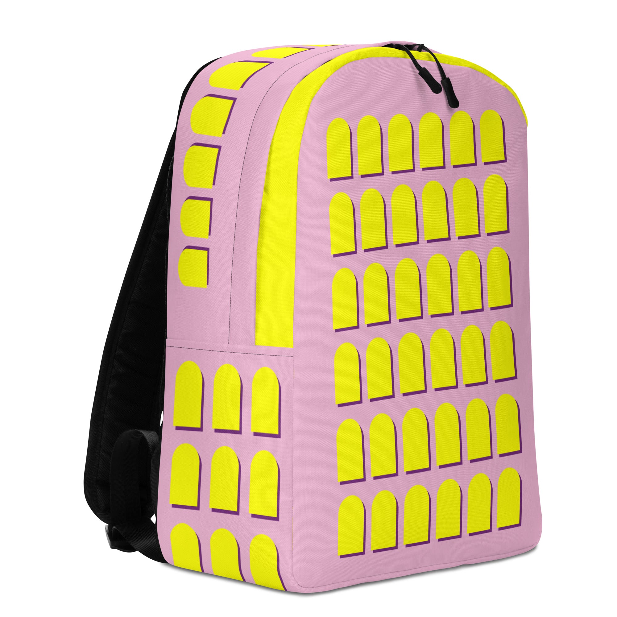 Pink & Yellow Arches Backpack-asseum (Rucksack)