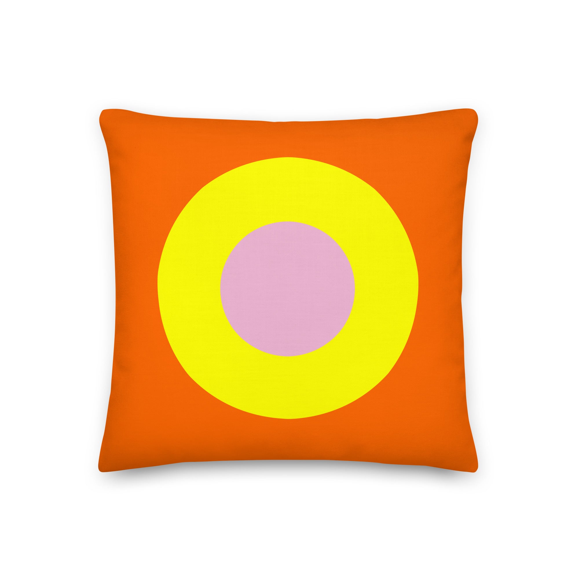 Tiger Orange, Yellow & Pink Single Chromadot Cushions