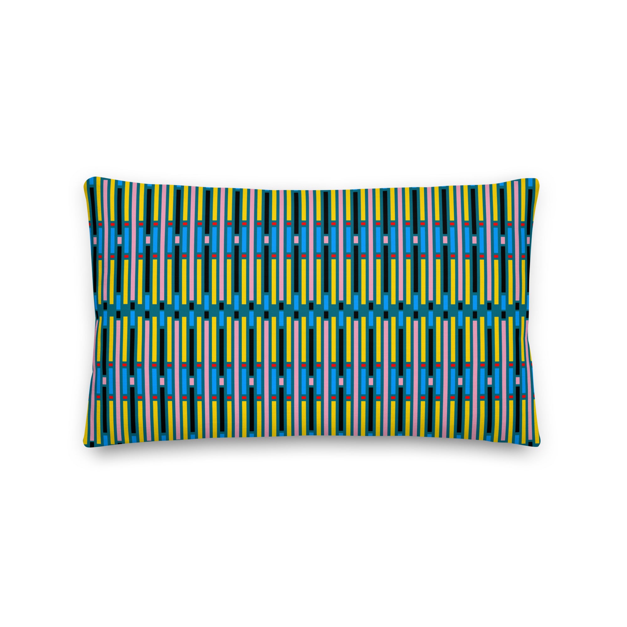 "Notorious Northern Line" Rich Teal Cushions