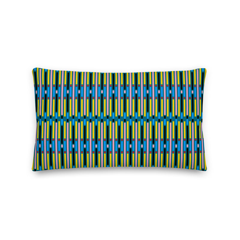 "Notorious Northern Line" Rich Teal Cushions
