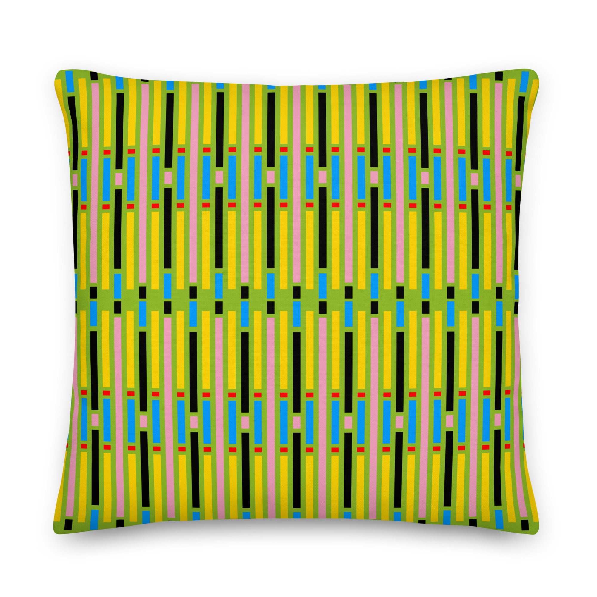 "Notorious Northern Line" Pear Green Cushions