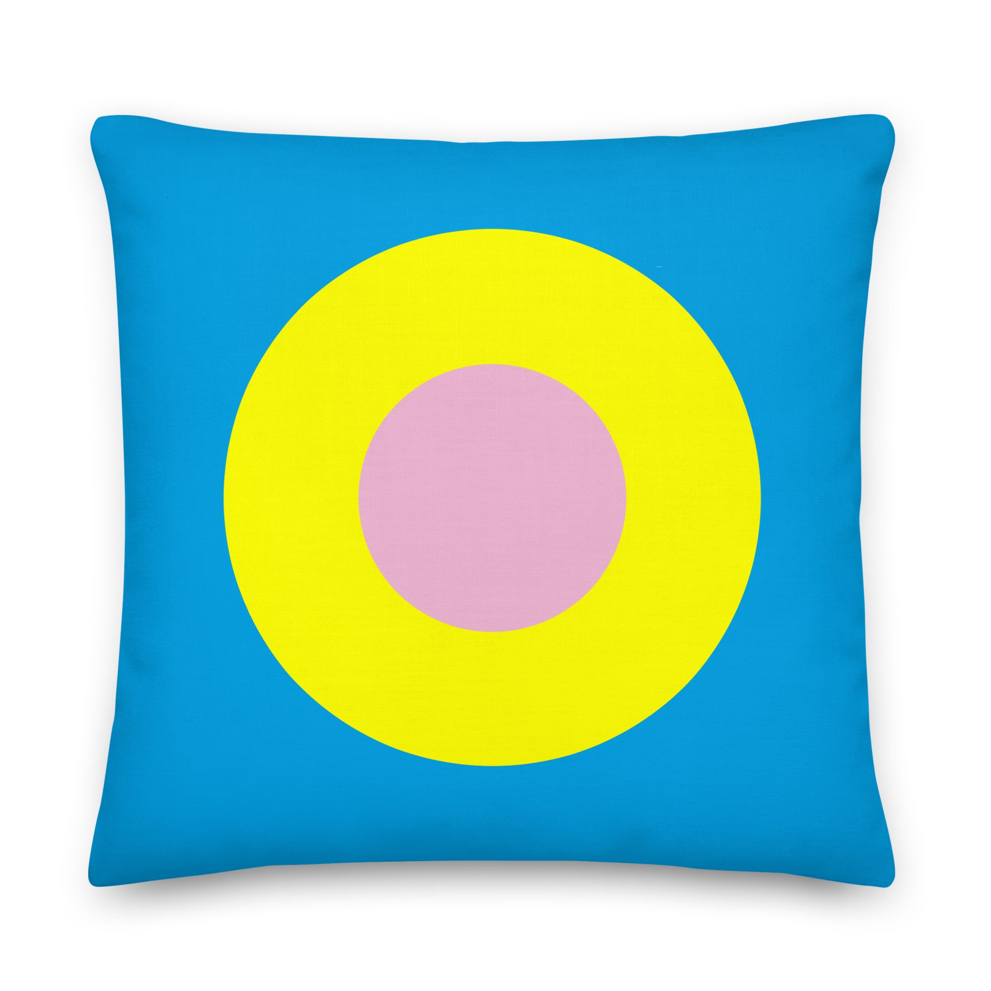 Sky Blue, Yellow & Pink Single Chromadot Cushions