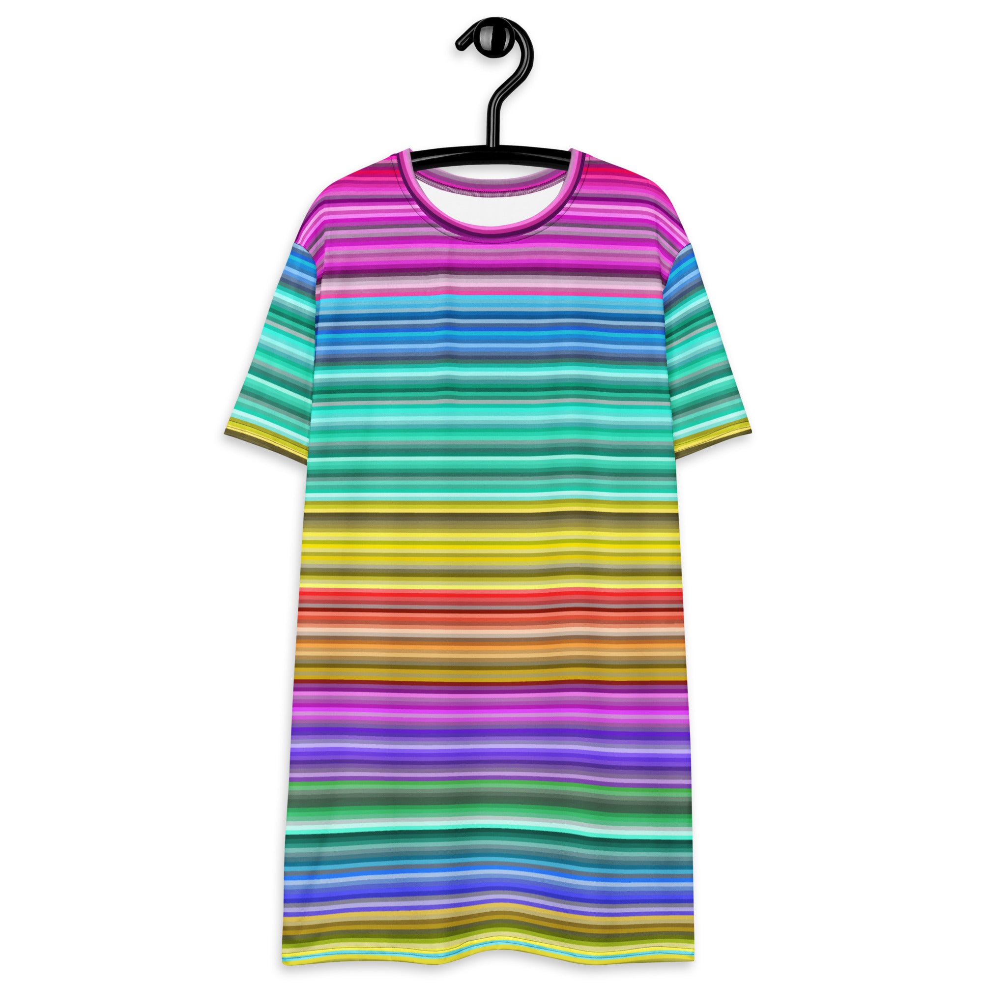 Colour Gradient T-shirt Dress