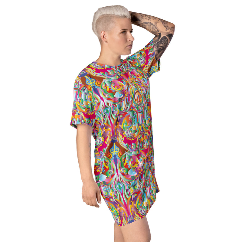 Tropicalia T-shirt Dress