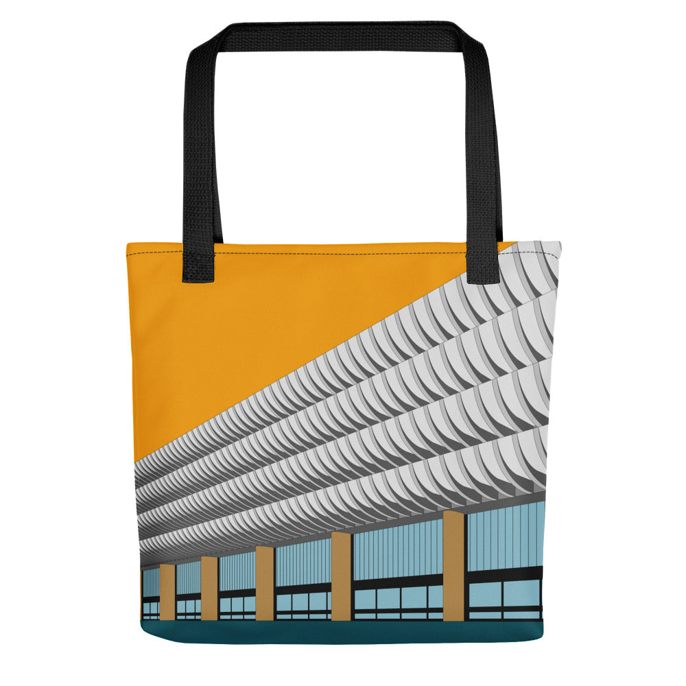Preston Bus Station Orange Tote Bags