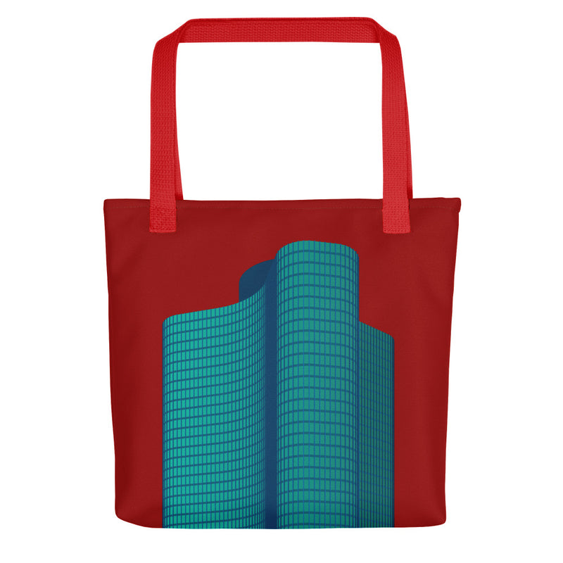 Lake Point Tower Tote Bags