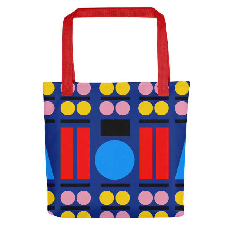 "Sapphic Central Line" Admiral Blue Tote Bag