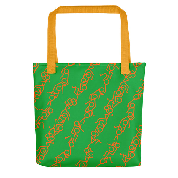 Green & Orange RIMSULATION Tote Bags