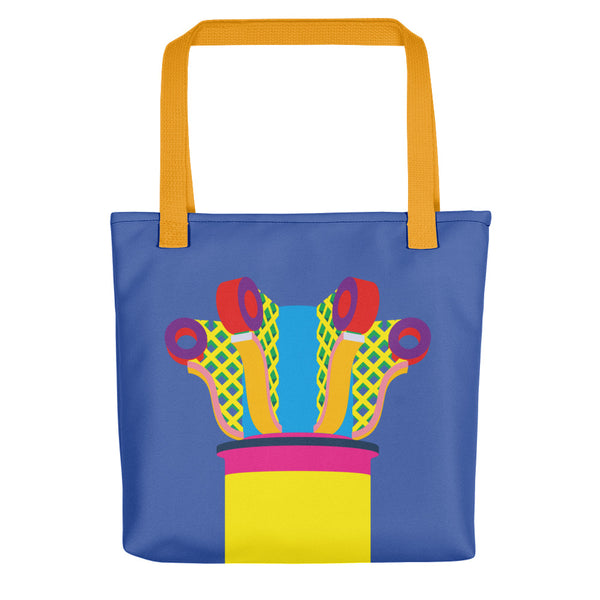 Isle Of Dogs Pumping Station Column Capital Tote Bags