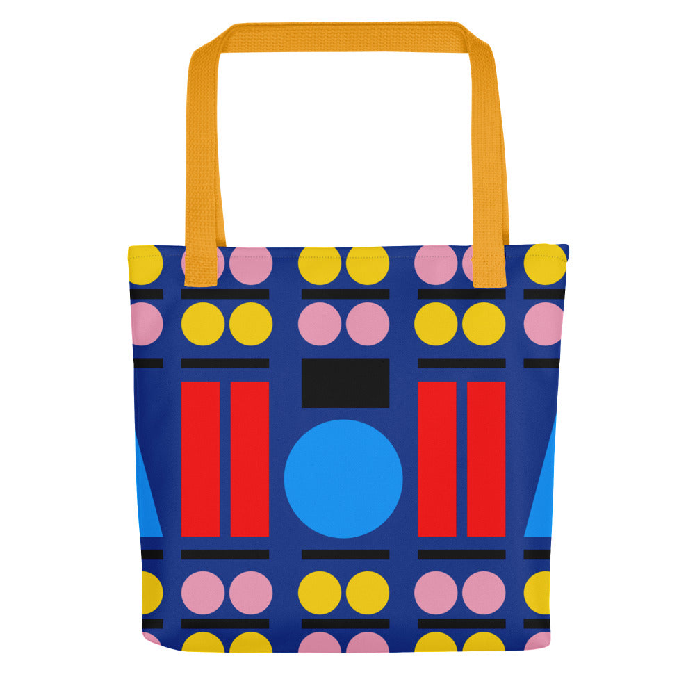 "Sapphic Central Line" Admiral Blue Tote Bag