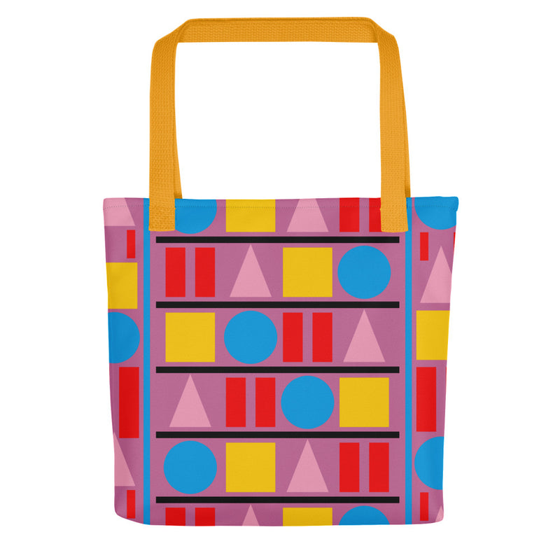 "Perambulating On The Piccadilly Line" Puce Tote Bag