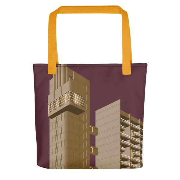 Trellick Tower View 2 Tote Bags