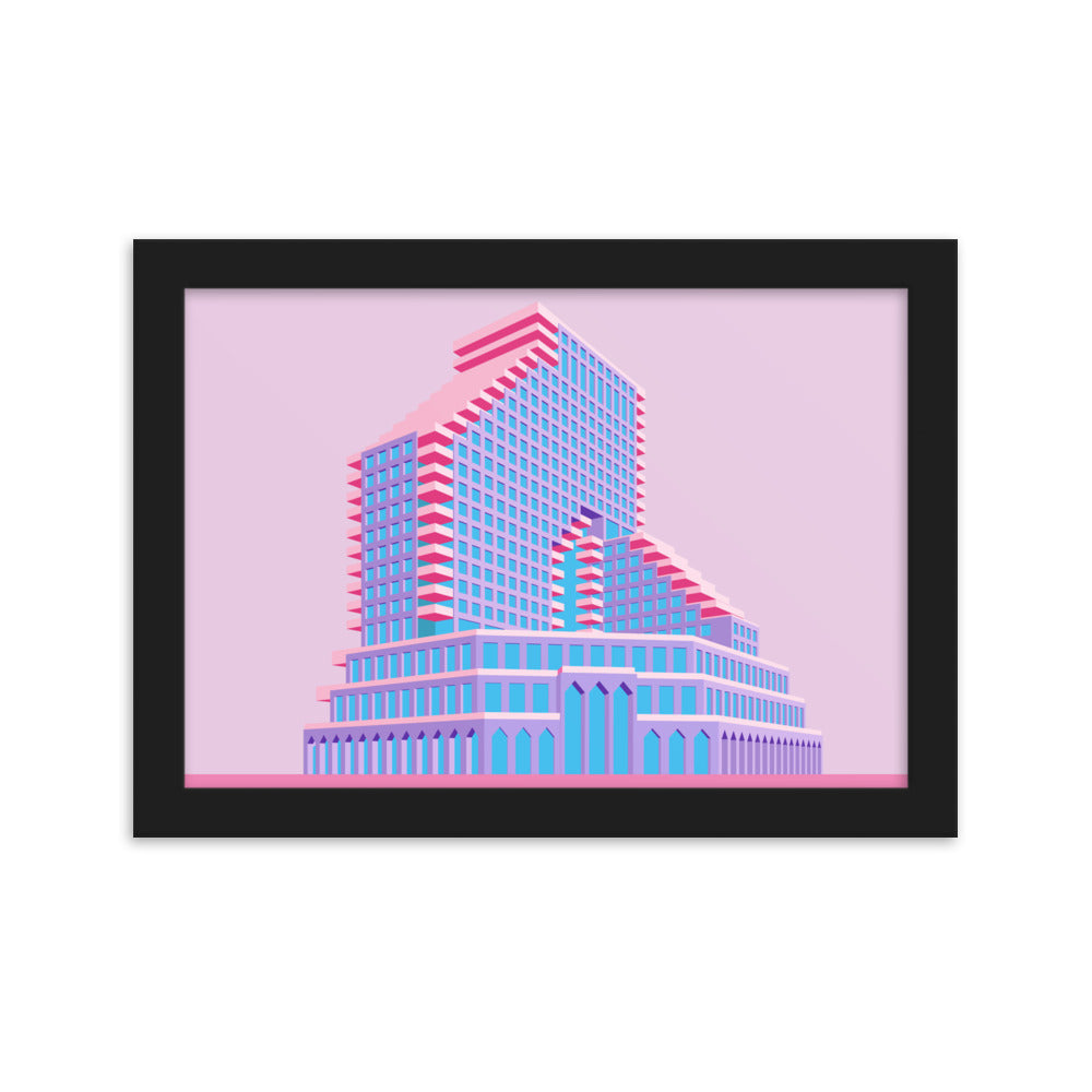 Opera Tower Framed Print