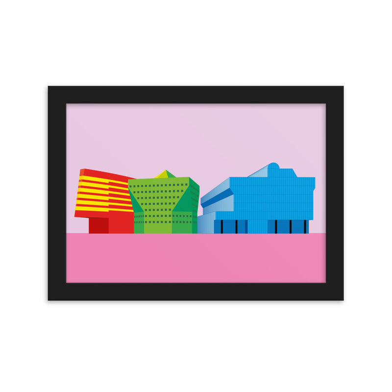 Pacific Design Center Framed Print